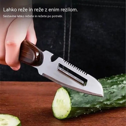 🔪⭐【Kupte 1, dostanete 1 zdarma】Multifunkční škrabka z nerezové oceli