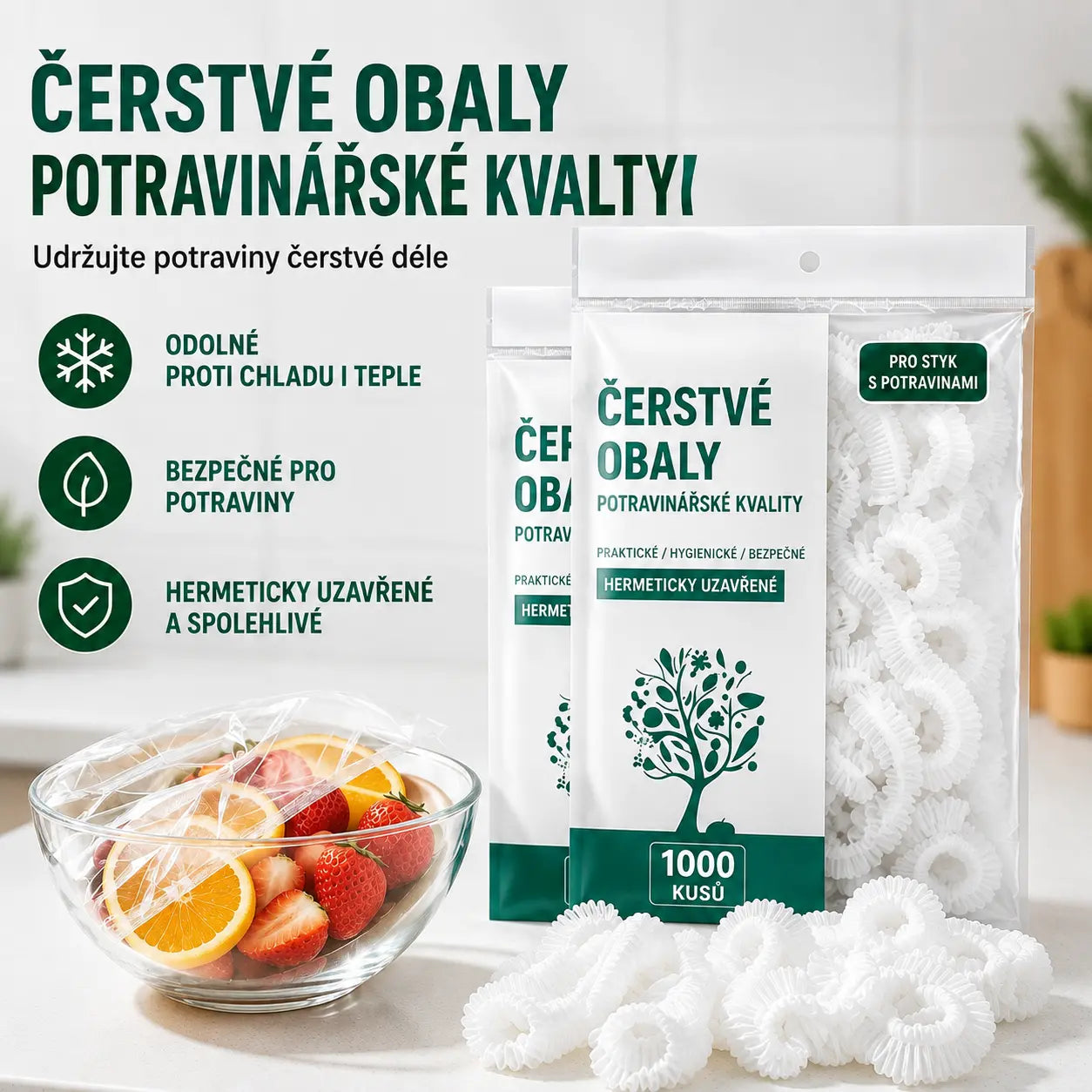⏳【Speciální nabídka posledního dne: sleva 50 %】✨500 opakovaně použitelných a flexibilních plastových fólií bezpečných pro potraviny