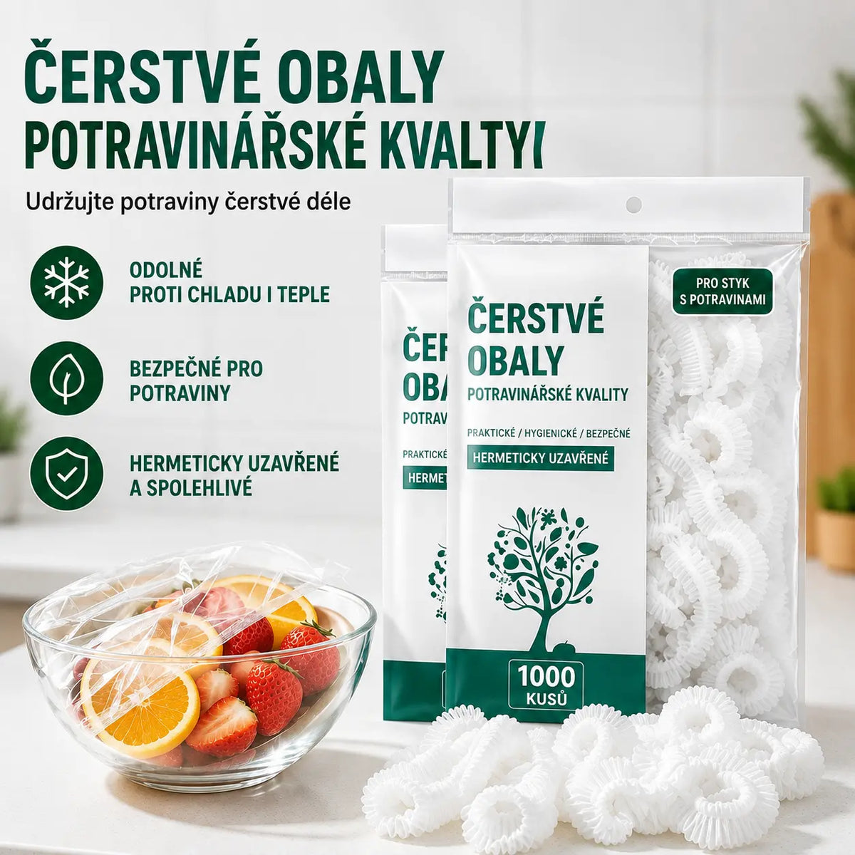 ✨【Speciální nabídka posledního dne: sleva 50 %】✨500 opakovaně použitelných a flexibilních plastových fólií bezpečných pro potraviny✅ Platba na dobírku