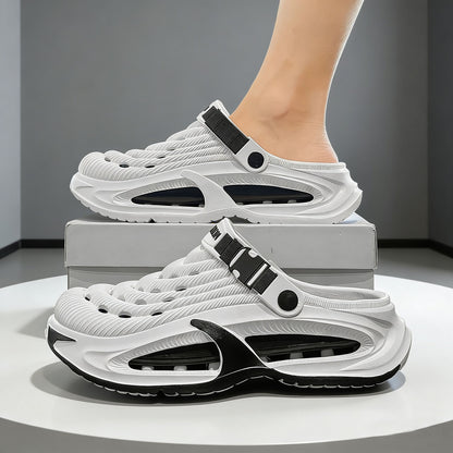 👟👟50% ΕΚΠΤΩΣΗ🌬️Ανδρικά σανδάλια 2 σε 1 γενικής χρήσης - χοντρή σόλα EVA, αντιολισθητικά και εξαιρετικά ελαφριά, αναπνεύσιμα🏃‍♂️