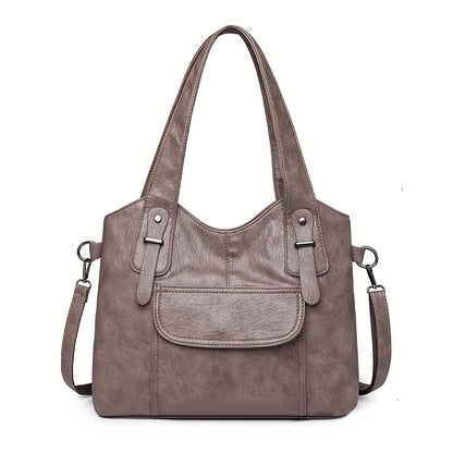 【Nowa popularna odzież damska】🎁👜Nowa modna, pojemna damska torba na ramię wykonana z prawdziwej skóry bydlęcej 4066388