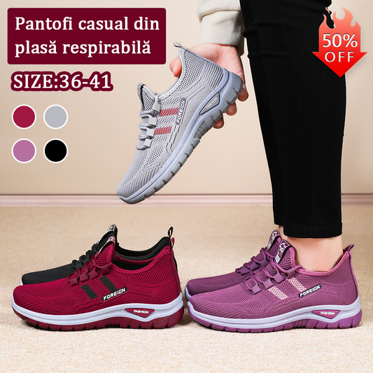 【36-41】👟Nowe oddychające buty do chodzenia po świeżym powietrzu z siateczki-3979344