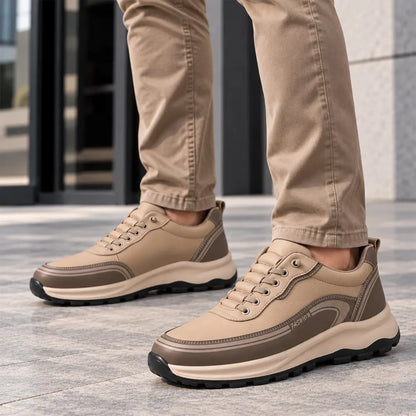 💧👞 [39-45]Športni čevlji iz usnja, odpornega na vodo in umazanijo, z mehkimi podplati za maksimalno udobje