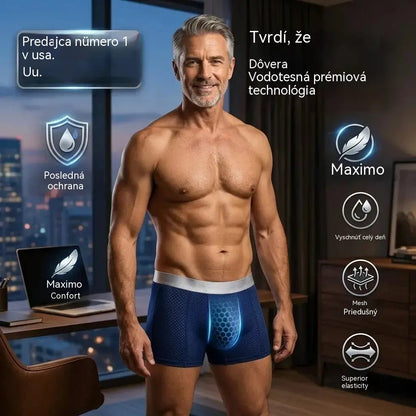 🔥【4 kusy】Prodyšné a pohodlné síťované pánské boxerky