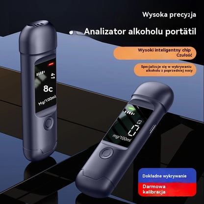 【Kup 1 i otrzymaj 1 gratis】🍷 Przenośny, precyzyjny alkomat – Sprawdź poziom alkoholu przed jazdą-4187319