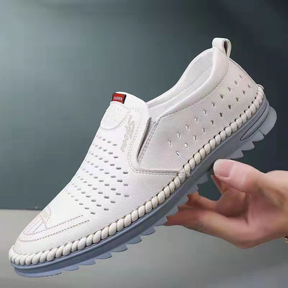 👍🥇【39-44】 Ręcznie robione skórzane męskie buty outdoorowe-3906373