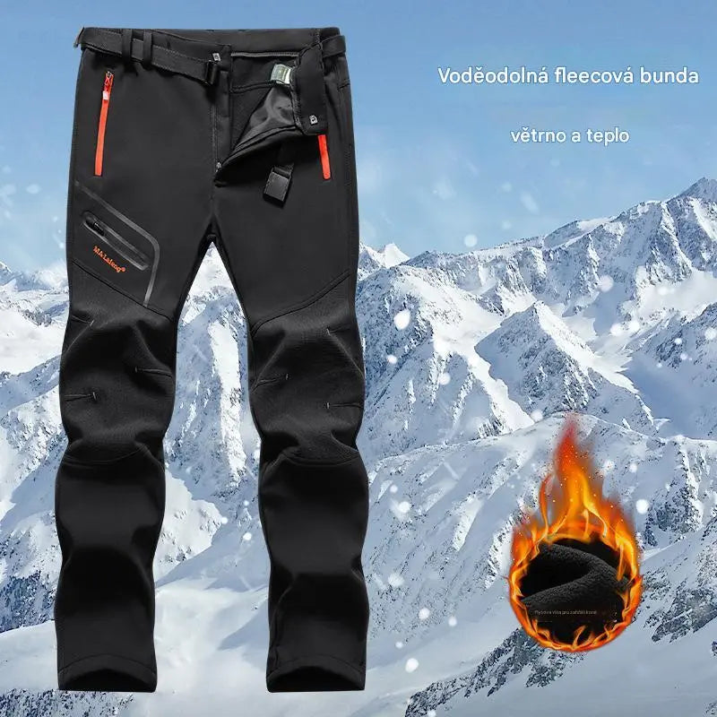 🏃‍♂️👖【S–5XL】2026 Nové pánské outdoorové kalhoty na podzim a zimu - teplé, fleecové, nepromokavé a větruodolné
