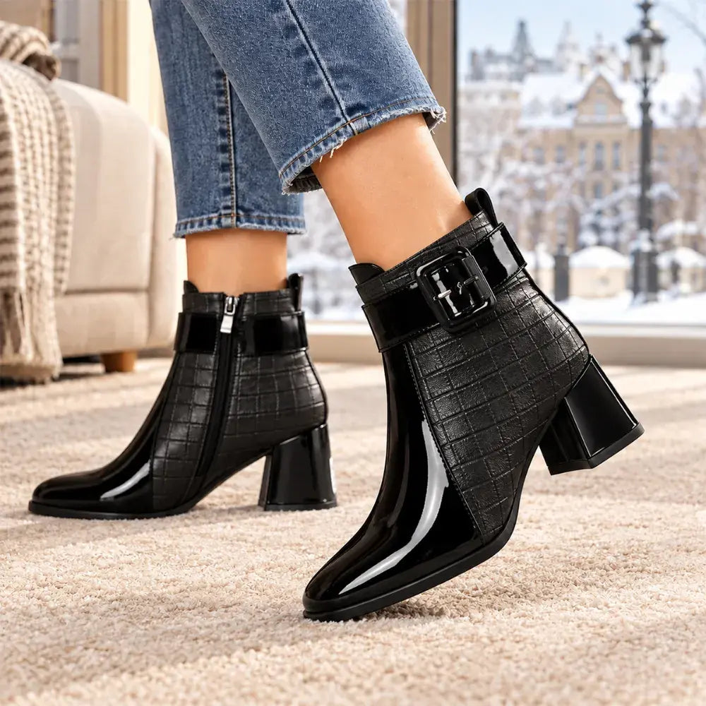 👢50 % popust🔥【 35–40】Elegantni ženski jesenski gležnjarji – modni in vsestranski