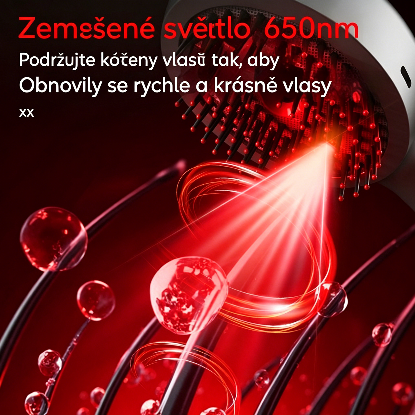 💆‍♀️Masážní hřeben s rozprašovačem uvolňuje pokožku hlavy, masážní hřeben pro styling a péči o vlasy pro domácí použití s vibrační masáží