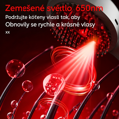 💆‍♀️Masážní hřeben s rozprašovačem uvolňuje pokožku hlavy, masážní hřeben pro styling a péči o vlasy pro domácí použití s vibrační masáží