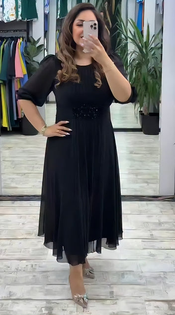 💥👗【S-5XL】Nowa modna sukienka, klasyczny design, elegancka i prosta 4064676