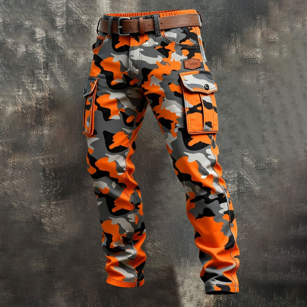 ⏳ Poslední den – sleva 50 % ✨【S–5XL】 Pánské kvalitní outdoorové kalhoty s potiskem, odolné proti opotřebení, s více kapsami, přiléhavý a univerzální střih ✨