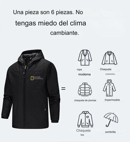 🔥【S-5XL】Chaqueta unisex cómoda resistente al viento y temperatura controlada. 4151797