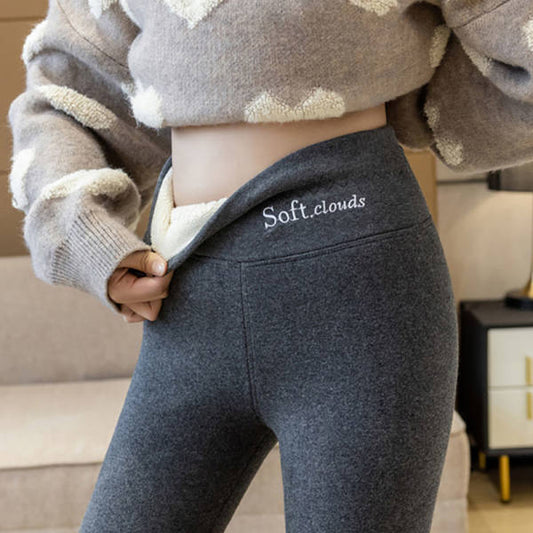 🔥🔥Kup jeden, drugi dostaniesz gratis🔥🔥[S-5XL] 2024 Kaszmirowe legginsy termiczne z wysokim stanem na jesień i zimę, można nosić na zewnątrz