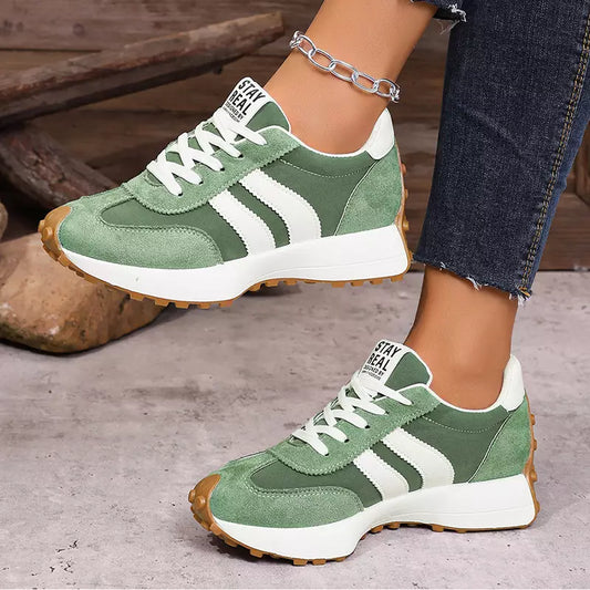 Hétköznapi vastag talpú sportcipő – retro stílus, könnyed léptek, egész napos maximális kényelem! 👟✨