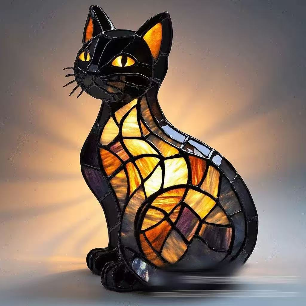 🐱🐱 Zabavna in kreativna LED nočna lučka v obliki mačke in psa za prijetno vzdušje
