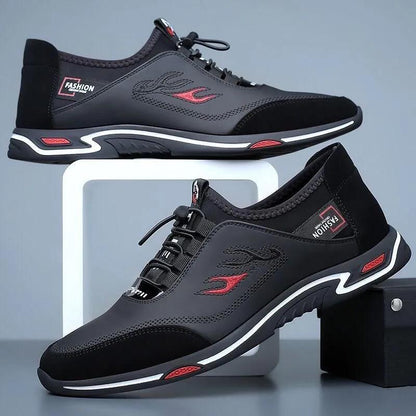 【39-44】Męskie modne i wszechstronne, oddychające skórzane buty  na co dzień buty biznesowe