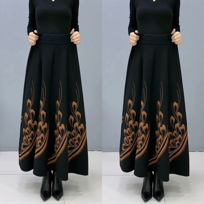 👗🎀【S-3XL】 Podzimní a zimní zesílená vlněná sukně-4152113