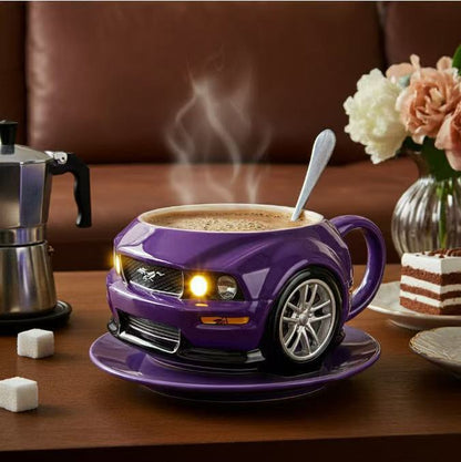 【Kup 1, otrzymaj 1】☕☕Kubek do kawy w kształcie samochodu sportowego z rdzeniem ze stali nierdzewnej 304, żywica-4066432