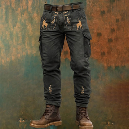 ⏳ Poslední den – sleva 50 % ✨【S–5XL】 Pánské kvalitní outdoorové kalhoty s potiskem, odolné proti opotřebení, s více kapsami, přiléhavý a univerzální střih ✨