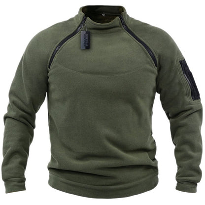 🧔‍♂️【S-4XL】Męski, ciepły T-shirt outdoorowy na jesień i zimę z długimi rękawami-3778959
