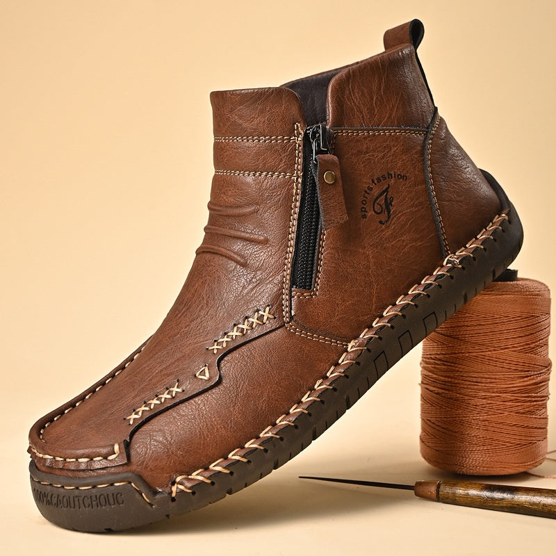 【38-48】Buty męskie ze skóry naturalnej, duże rozmiary-4113298
