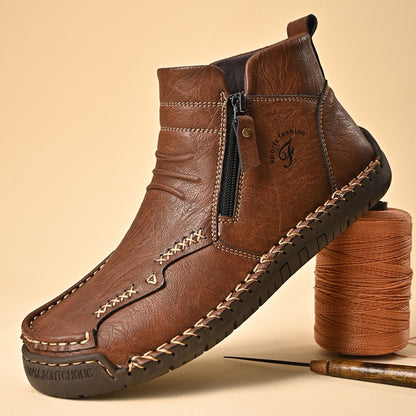 【38-48】Buty męskie ze skóry naturalnej, duże rozmiary-4113298