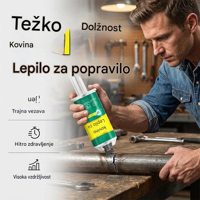 【Komplet 3 kosov】 23 evrov🔥Časovno omejen 50% popust! 🛠️Visoko trdno lepilo za popravilo kovin AB
