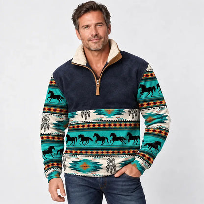 😎🔥【S-5XL】Pánská teplá mikina | Stylový 3D design | Pohodlná volba na podzim a zimu