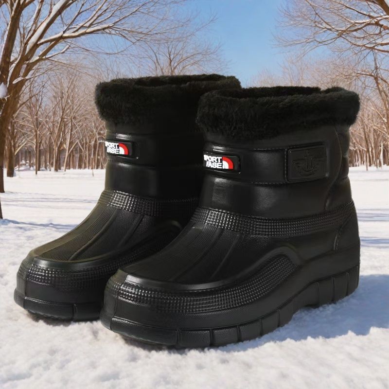♥️♥️【Nowy produkt】Ciepłe, wodoodporne, bawełniane buty outdoorowe i śniegowce wyściełane polarem-4209656