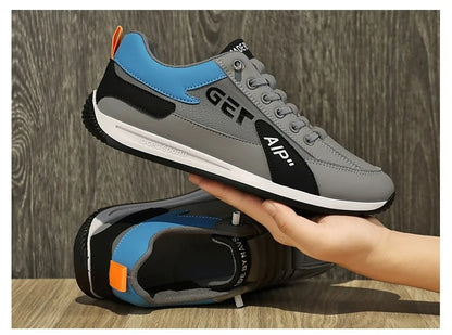 👟👟2024 Nowe męskie buty sportowe na co dzień Oddychające modne buty do biegania ze skóry PU-3707235