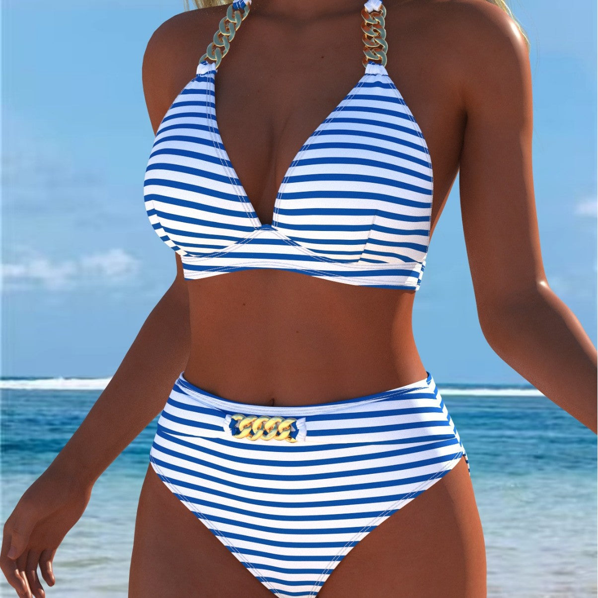 🏖️ Poslední den – sleva 50 %!【40–80 KG】🤩 Nové lehké dámské plavky s potiskem na léto. Rychleschnoucí a prodyšný materiál, módní střih, který lichotí postavě.