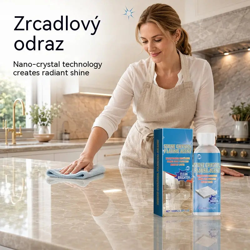 ✨ Čistič a leštidlo na mramor – Jemně čistí, zvyšuje lesk, chrání zalakovaný kámen ✨