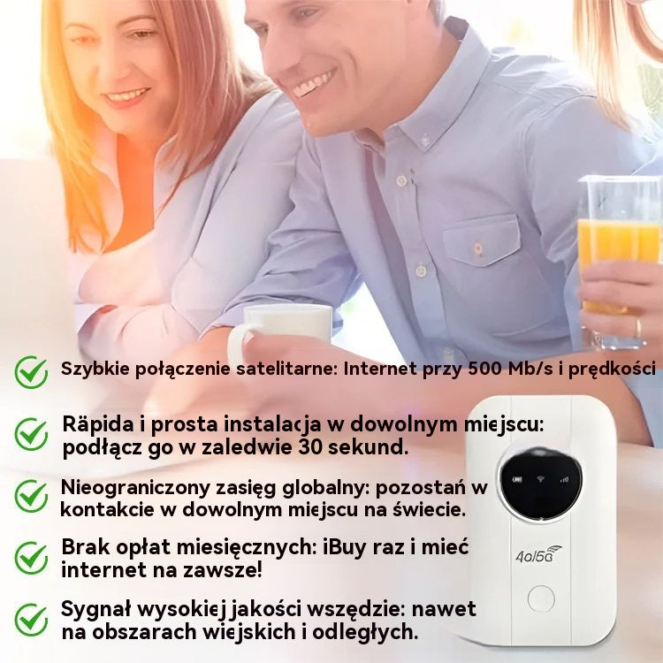 【Internet bezpłatny w kieszeni】Router 4G/5G-4194214