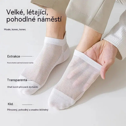 ⭐【🔥10 párů】Pánské prodyšné, antibakteriální a deodorizující business ponožky【Velikosti 36-46】