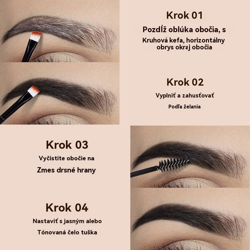 ⏳【Kup 1, získej 1 zdarma】⭐Dlouhotrvající, voděodolný a nerozmazávající se tekutý gel/krém na obočí (se štětcem na obočí)-4230026