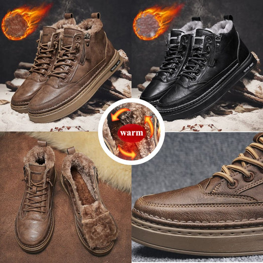 【39-44】Ciepłe wodoodporne płaskie buty-3767955