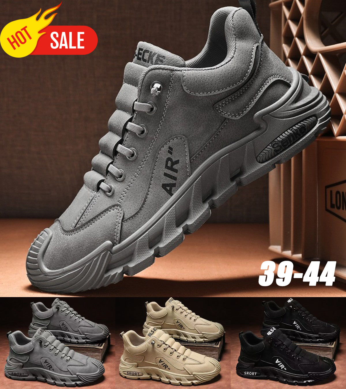 🔥【Kup jeden, a drugi dostaniesz gratis】🔥(39-44) Męskie wodoodporne i oddychające buty casualowe, miękkie podeszwy, wygodne w noszeniu-4001313