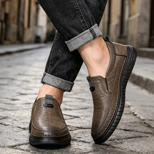 💼✨【39–44】Moški usnjeni čevlji za prosti čas, nov model