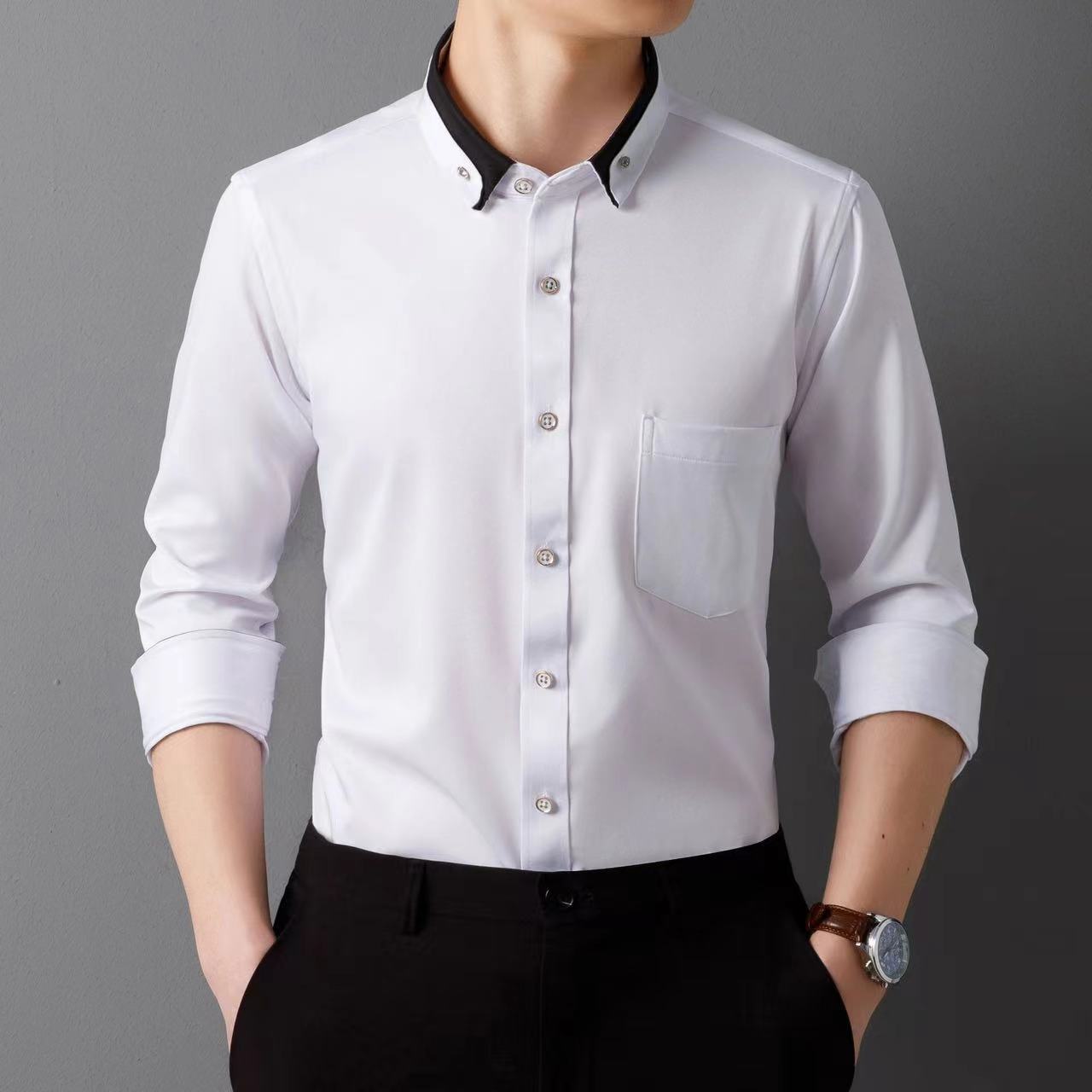 【S-4XL】👕Nova prozračna muška poslovna ležerna košulja za 2025-4153139