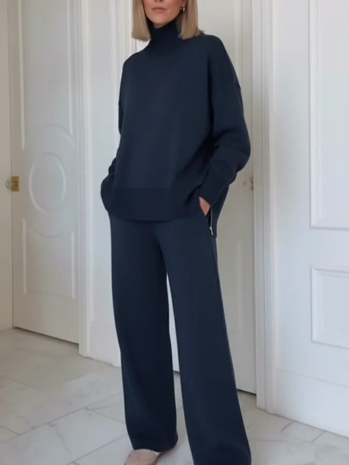 Oferta ograniczona czasowo: 50% zniżki! ⏰ Komplet damski z golfem (S-3XL) 👚👖 4191648