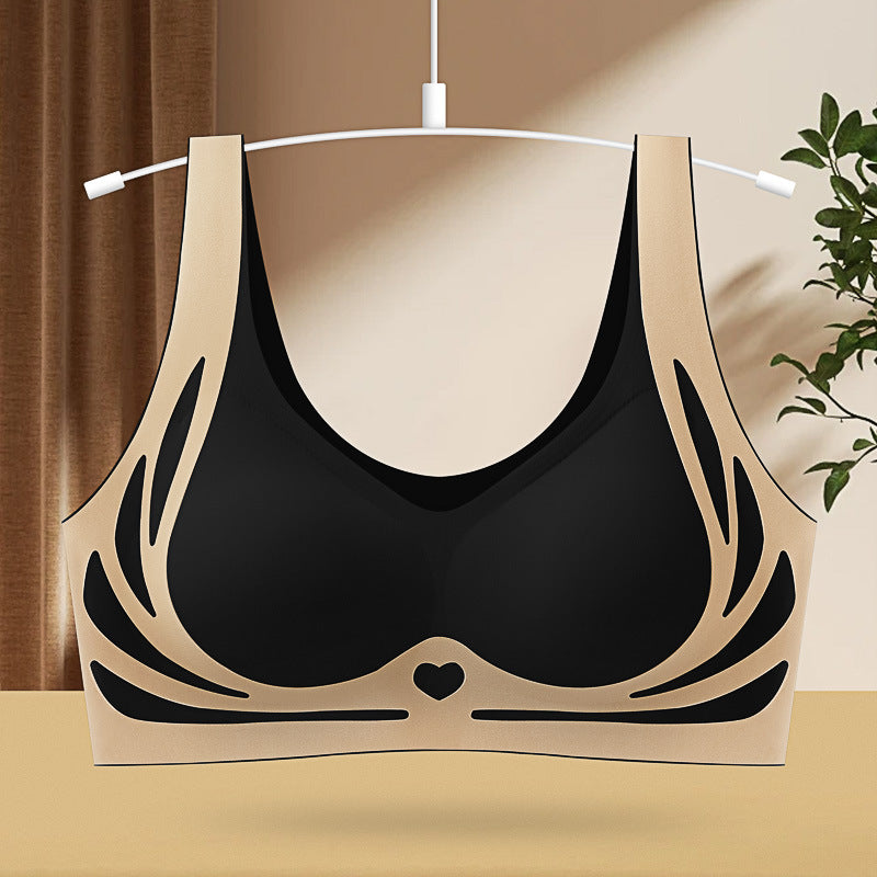 😍【Zestaw 4】Biustonosz bez drutów dla kobiet, jednolity❤️【40-85KG】-3923504