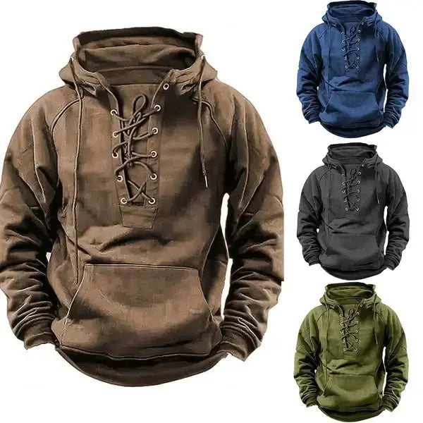 😎【S-3XL】🧥 Moška vintage jopa iz čistega bombaža — ohlapen kroj, ki lepo pristoji postavi.