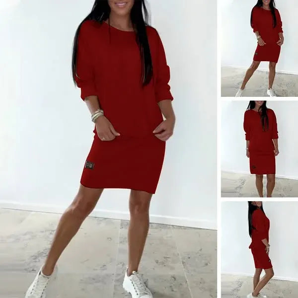 🎁Nové dámské bavlněné úzké šaty z roku 2025-4141724