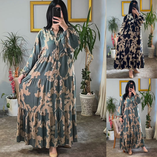 ❤️【S-5XL】2024 nowe, wysokiej jakości sukienki szyfonowe-3694681