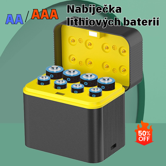 🏆Bleskový výprodej⚡Prodáno přes 50 000 kusů! Téměř vyprodáno.💥🎁🔋Nabíjecí pouzdro - Dobíjecí lithiová baterie AA/AAA 4229015