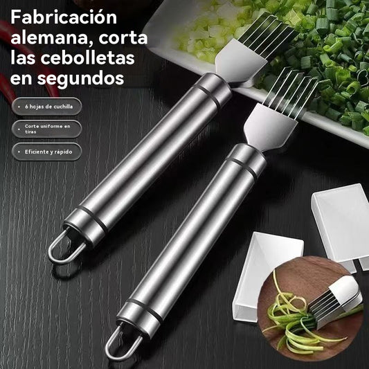 🔥Compra uno y llévate otro gratis🔥 Rebanador multifuncional de acero inoxidable | Rebanador | Cortador de verduras y cebollas | Herramientas de cocina 4229948