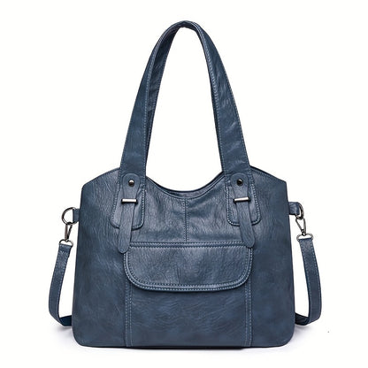 【Nowa popularna odzież damska】🎁👜Nowa modna, pojemna damska torba na ramię wykonana z prawdziwej skóry bydlęcej 4066388