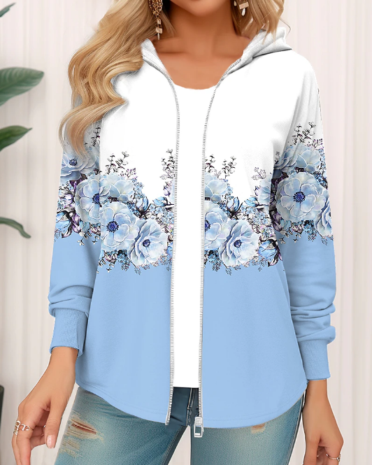 🔥 Novinka – sleva 50 % 🥰【S–5XL】Stylová zimní bunda s kapucí a potiskem, nová kolekce 2026