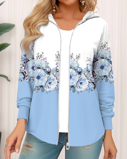 🔥 Novinka – sleva 50 % 🥰【S–5XL】Stylová zimní bunda s kapucí a potiskem, nová kolekce 2026